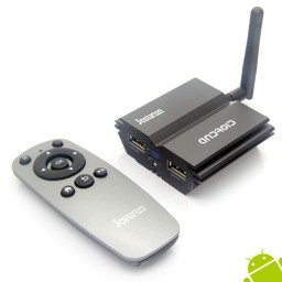 Q7 Android TV Box A31S Quad Core 2GB 8GB Android 4.2 Remote Control TF Card- Black